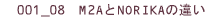 M2A��NORIKA�̈Ⴂ